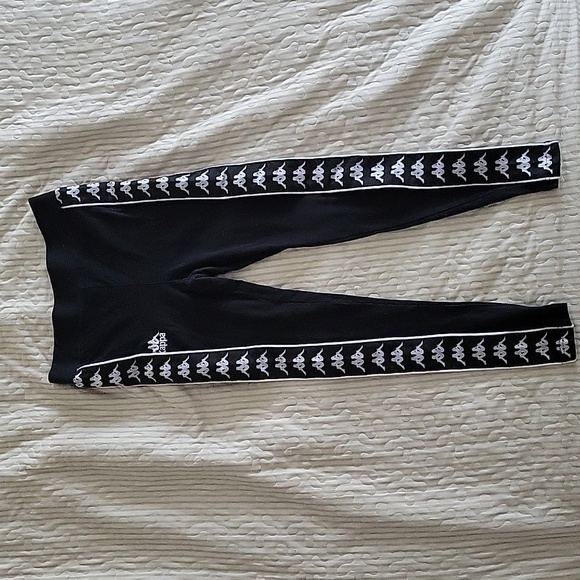 Kappa Pants - Kappa black leggings loungewear